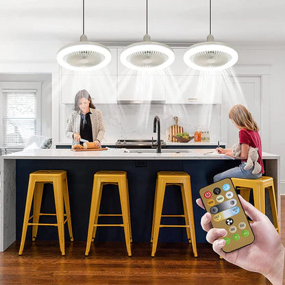 Energiezuinig LED Plafondventilator en E27 Fitting