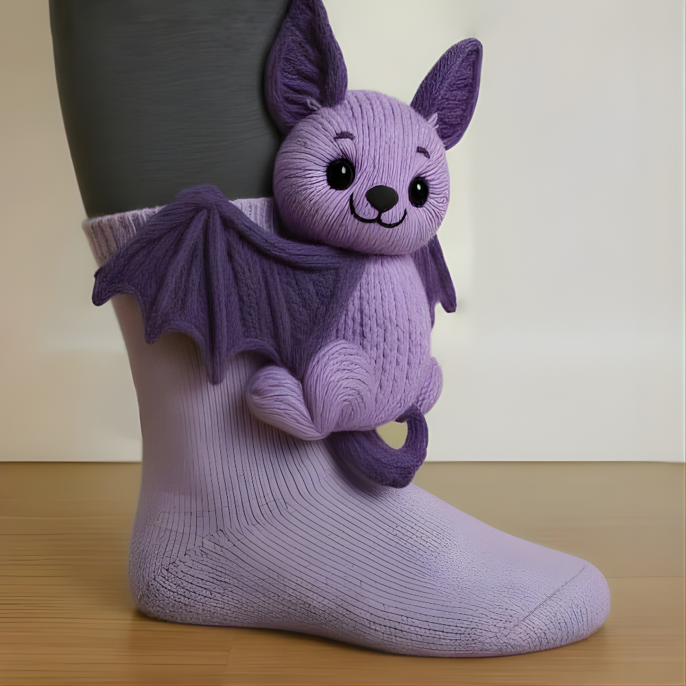 Sokken Knuffel Dieren Gebreid Warm Winter Cadeau