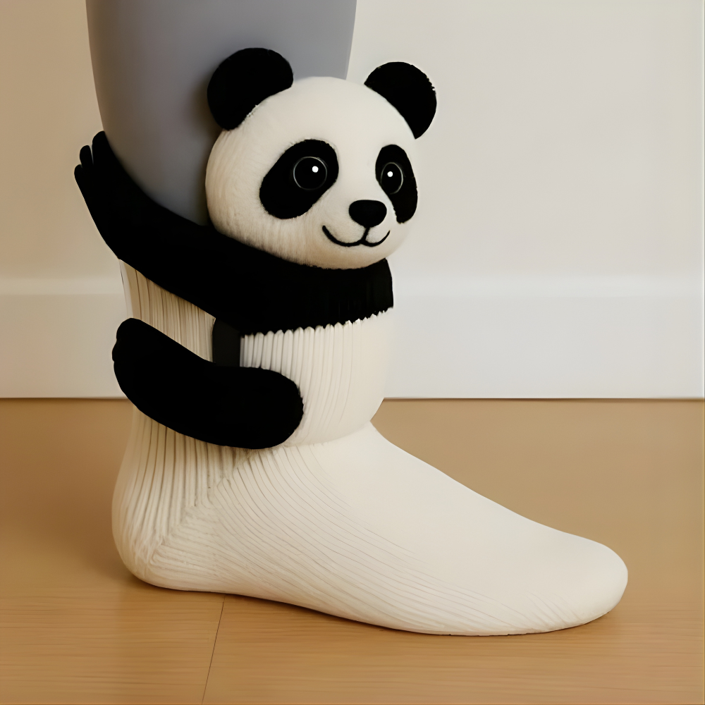 Sokken Knuffel Dieren Gebreid Warm Winter Cadeau
