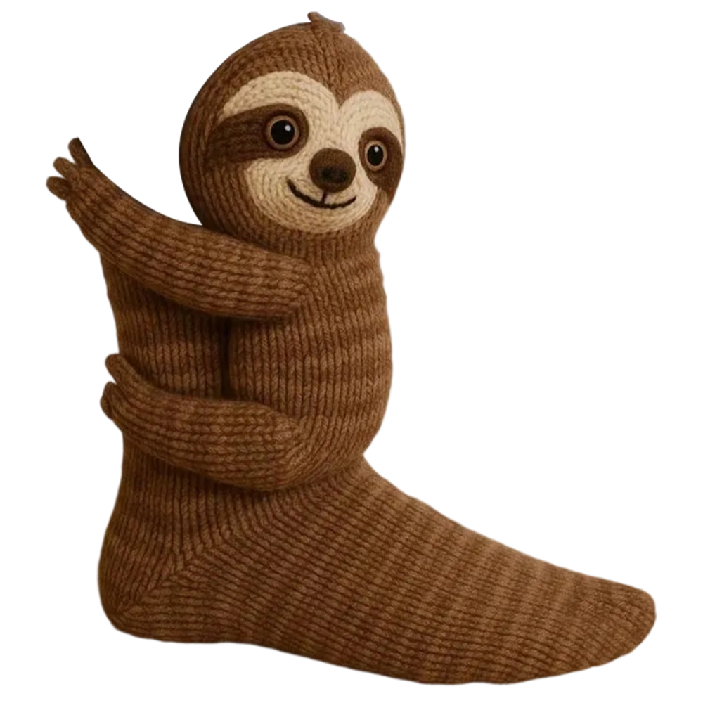 Sokken Knuffel Dieren Gebreid Warm Winter Cadeau