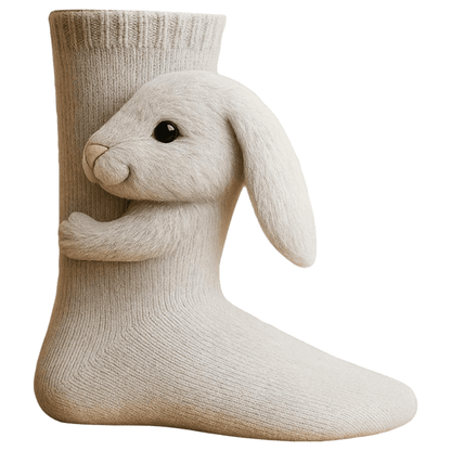 Sokken Knuffel Dieren Gebreid Warm Winter Cadeau