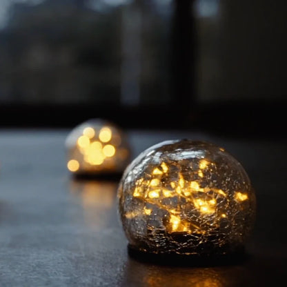 Moderne Zonne-Energie Glazen Tuinlamp