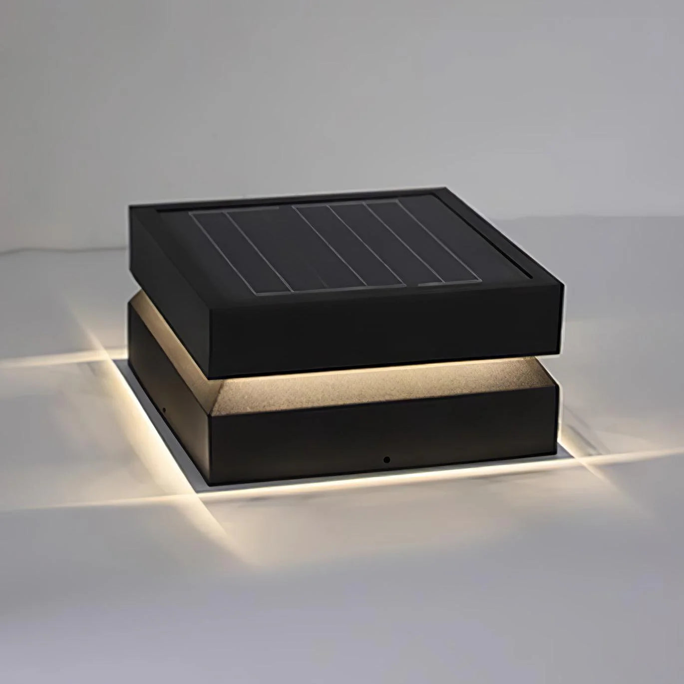 Moderne Vierkante Paal LED Buitenlamp