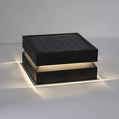 Moderne Vierkante Paal LED Buitenlamp
