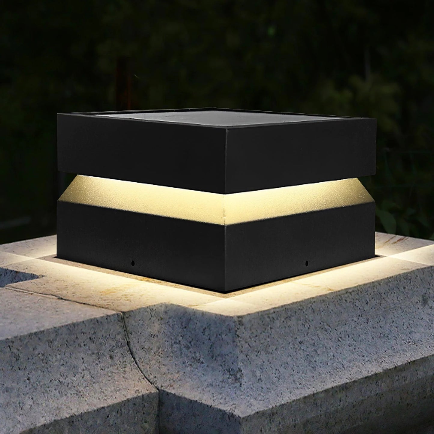 Moderne Vierkante Paal LED Buitenlamp