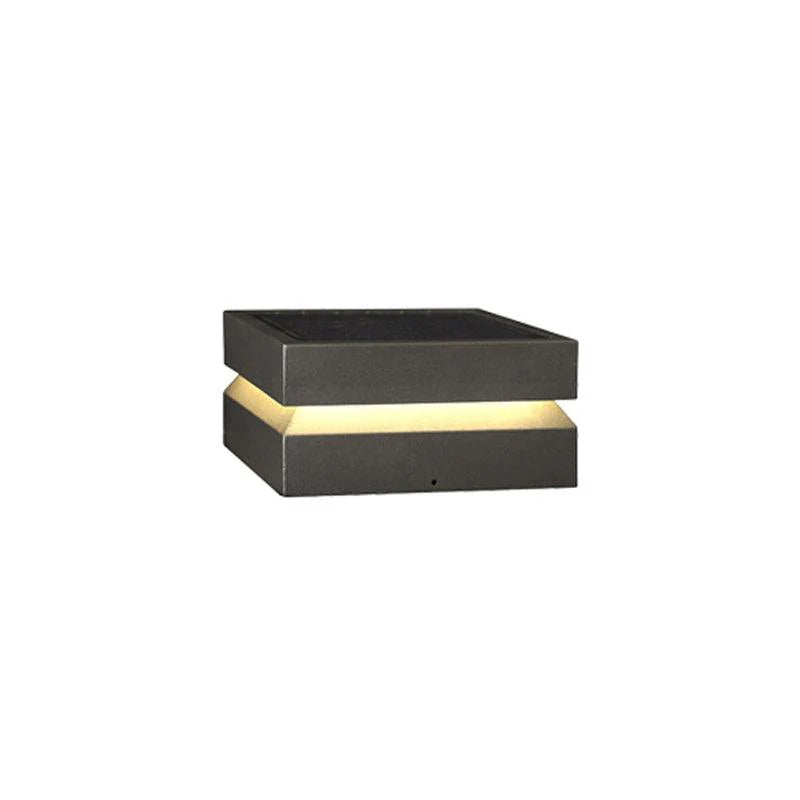 Moderne Vierkante Paal LED Buitenlamp