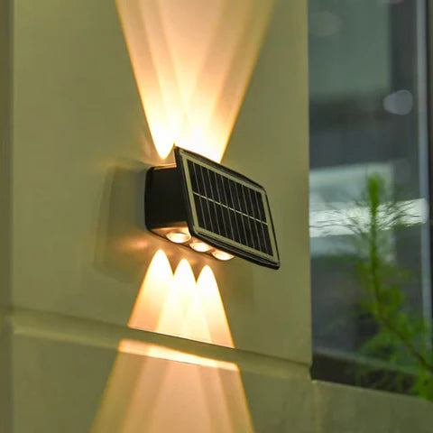 Moderne Solar Wandlamp met Dubbele Licht