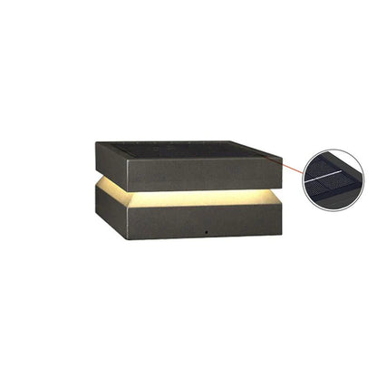 Moderne Vierkante Paal LED Buitenlamp