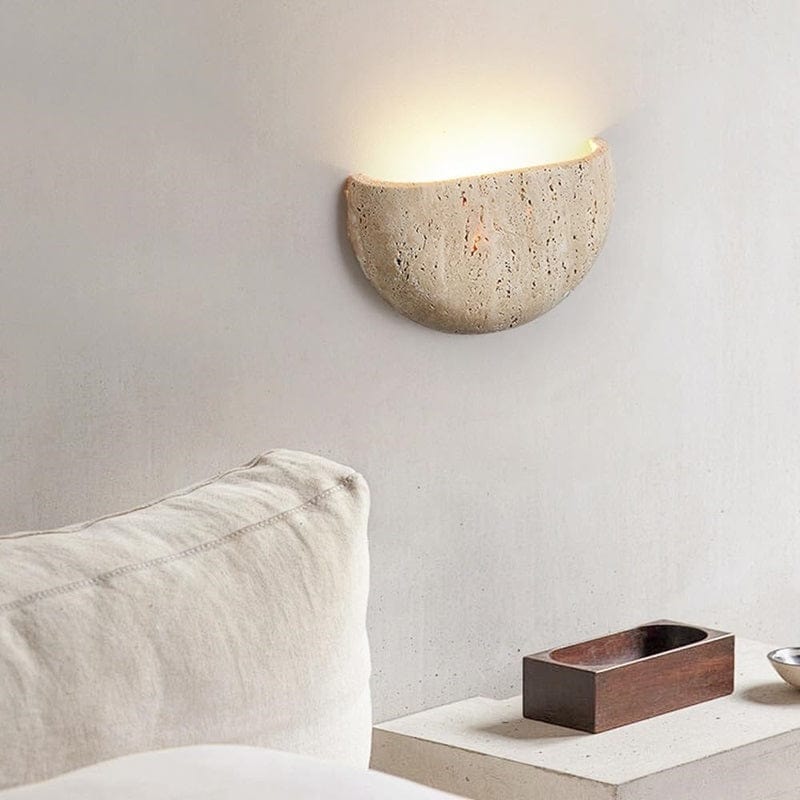 Moderne Natuurlijke Steen Luxe Wandlamp