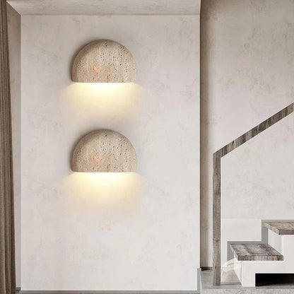 Moderne Natuurlijke Steen Luxe Wandlamp