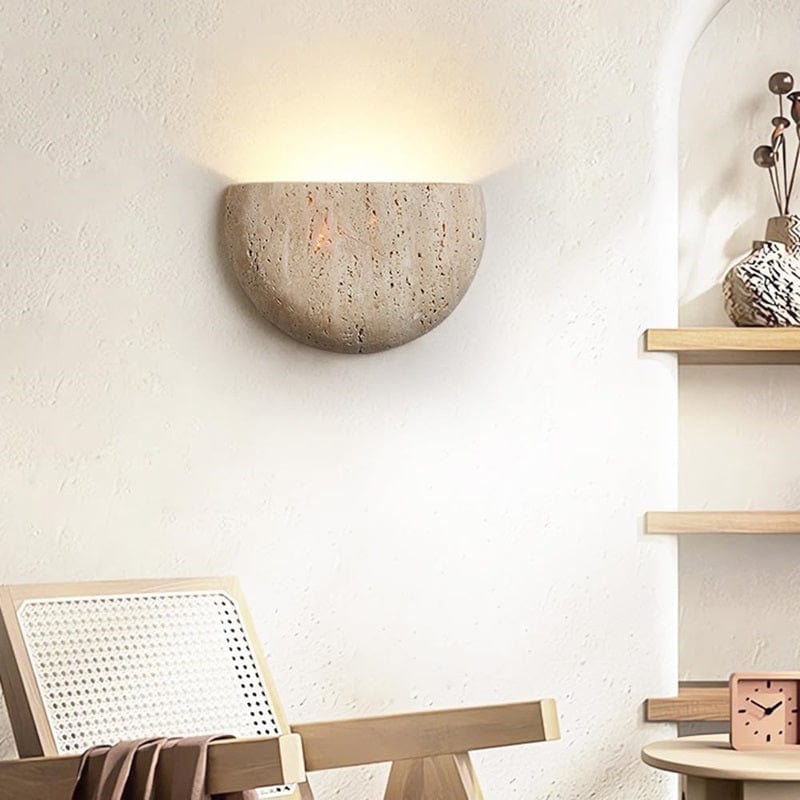 Moderne Natuurlijke Steen Luxe Wandlamp