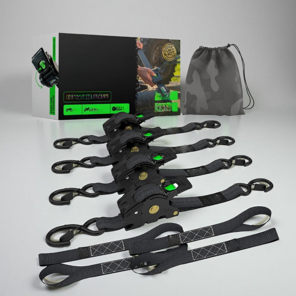 Spanbanden Ratchet Set Uittrekbaar Zware Lading Bevestiging
