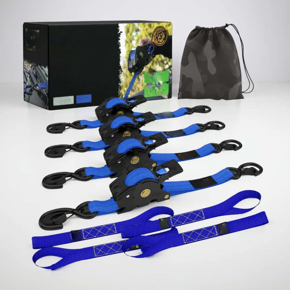 Spanbanden Ratchet Set Uittrekbaar Zware Lading Bevestiging