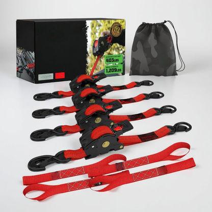 Spanbanden Ratchet Set Uittrekbaar Zware Lading Bevestiging