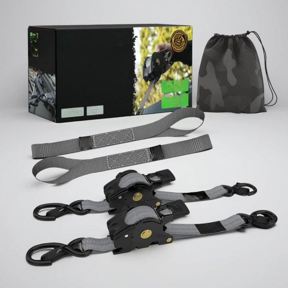 Spanbanden Ratchet Set Uittrekbaar Zware Lading Bevestiging