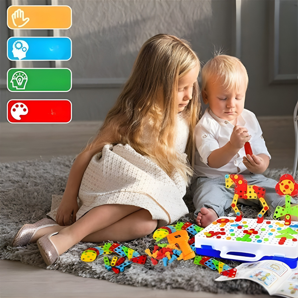 Speelgoed Constructieset Kinderen Creatieve Bouwset Boor