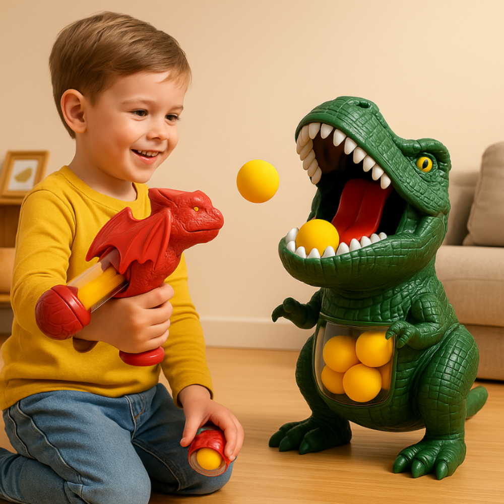 Speelgoed Dinosaurus Werpspel Schuimballen Actief Kinderspel