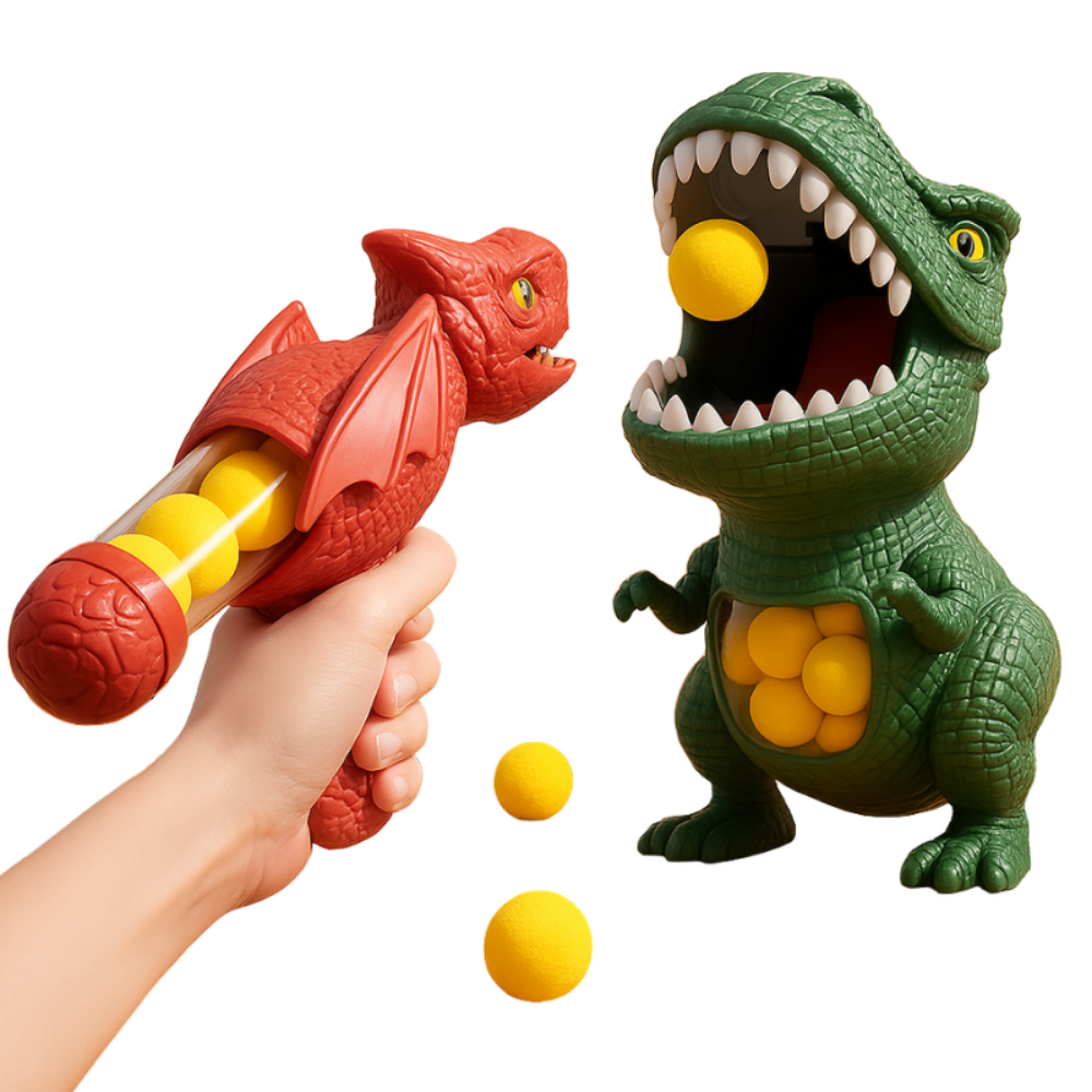 Speelgoed Dinosaurus Werpspel Schuimballen Actief Kinderspel
