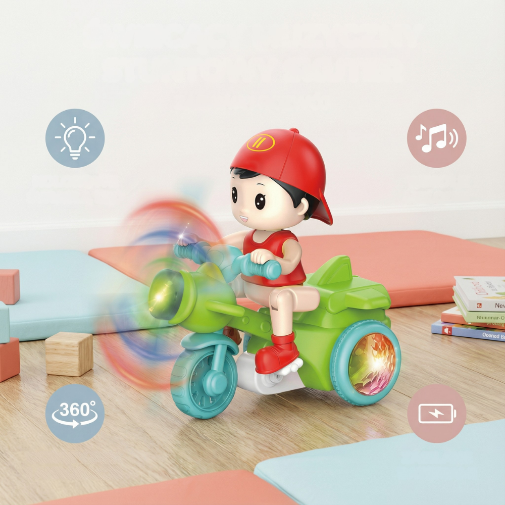 Speelgoed Scooter Stunt LED Licht Muziek Bewegend Kinder