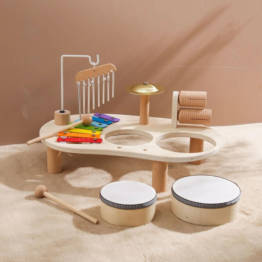 Houten Speelgoed Muziekset Montessori Muziekinstrument Peuters