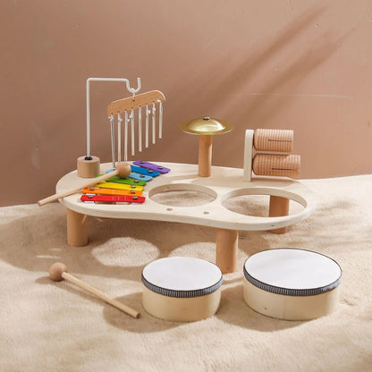 Houten Speelgoed Muziekset Montessori Muziekinstrument Peuters
