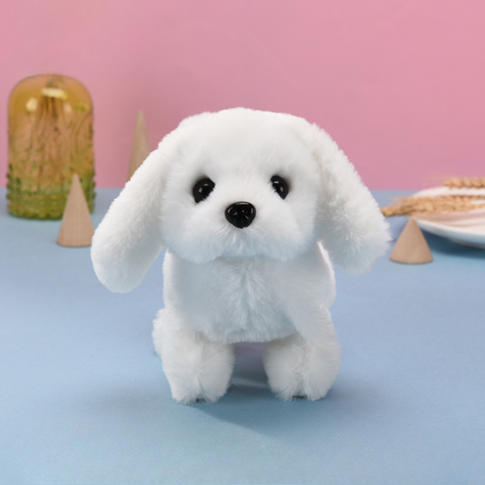 Speelgoed Pluche Hond Interactief Realistisch Bewegend Knuffeldier
