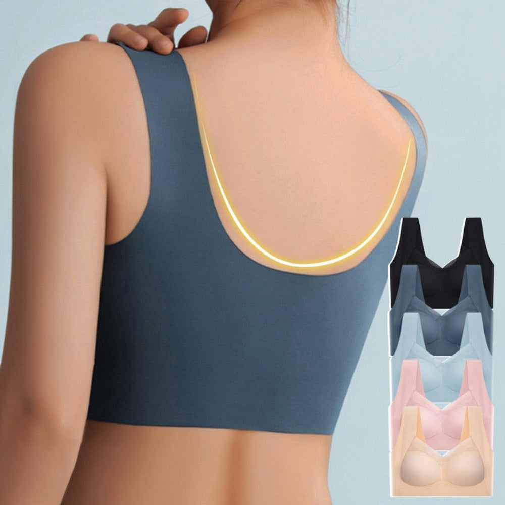 Sport BH Dames Naadloos Push Up Comfort