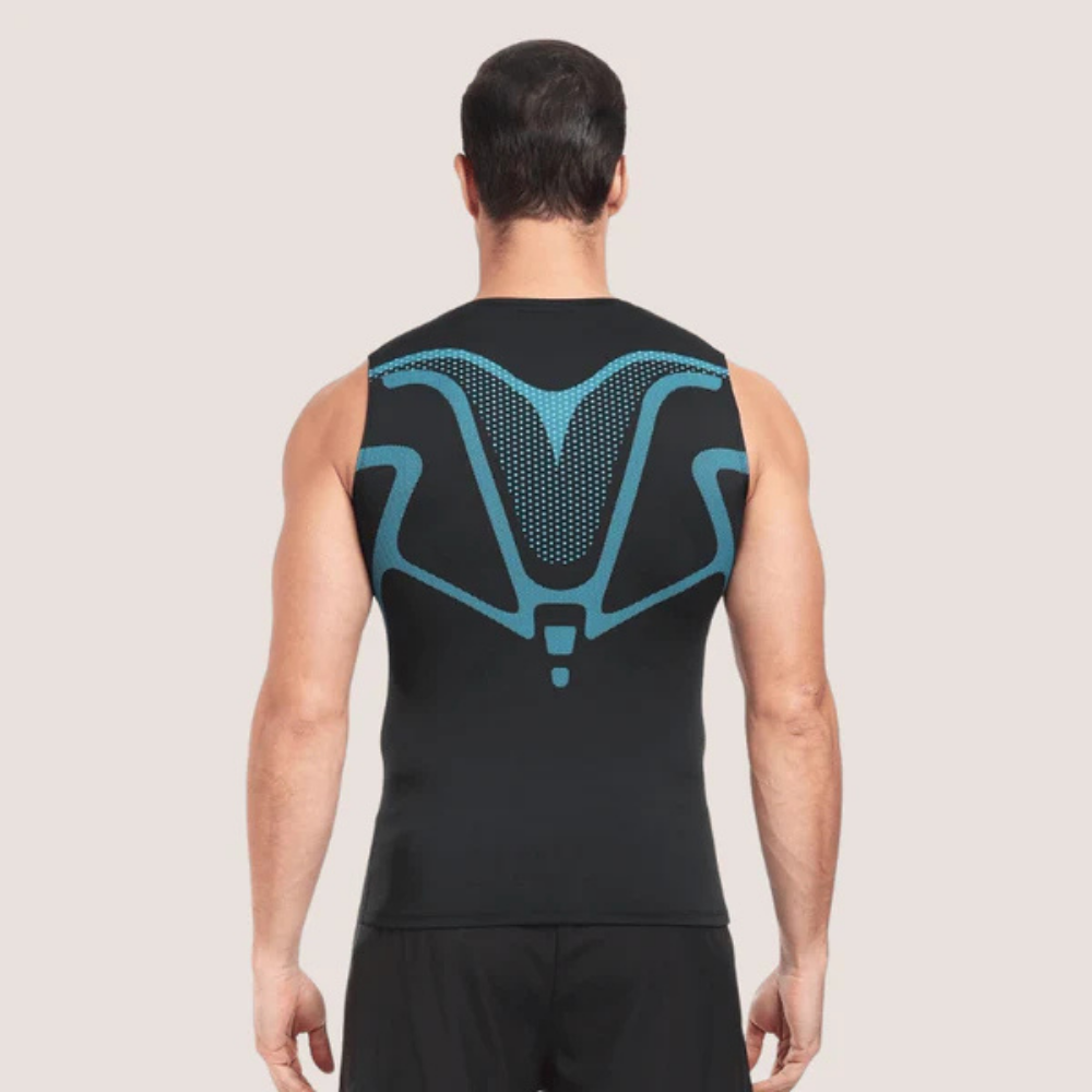 Sportshirt Compressie Unisex Ademend Houding Ondersteunend Vest