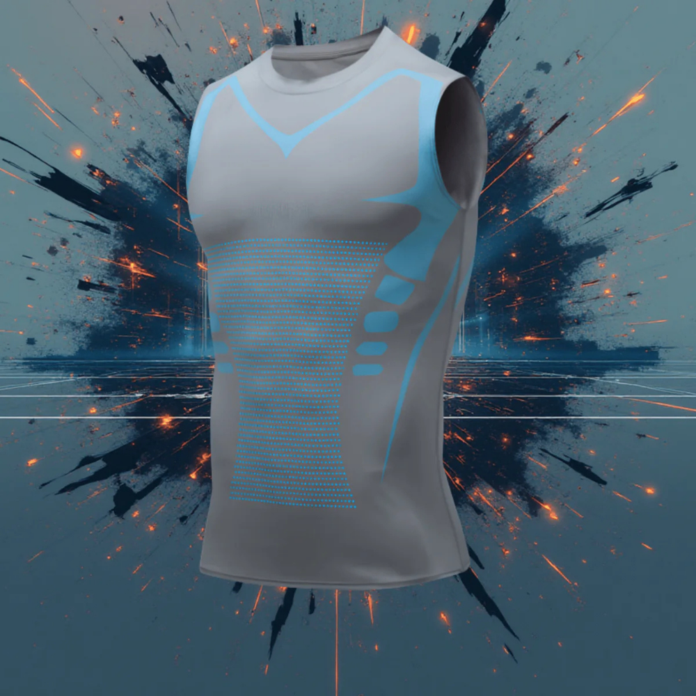 Sportshirt Compressie Unisex Ademend Houding Ondersteunend Vest