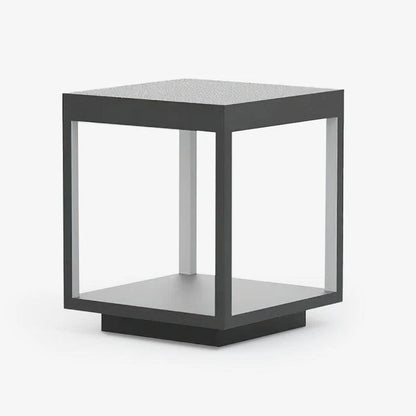 Moderne Vierkante Frame Zonne-Energie Buitenlamp