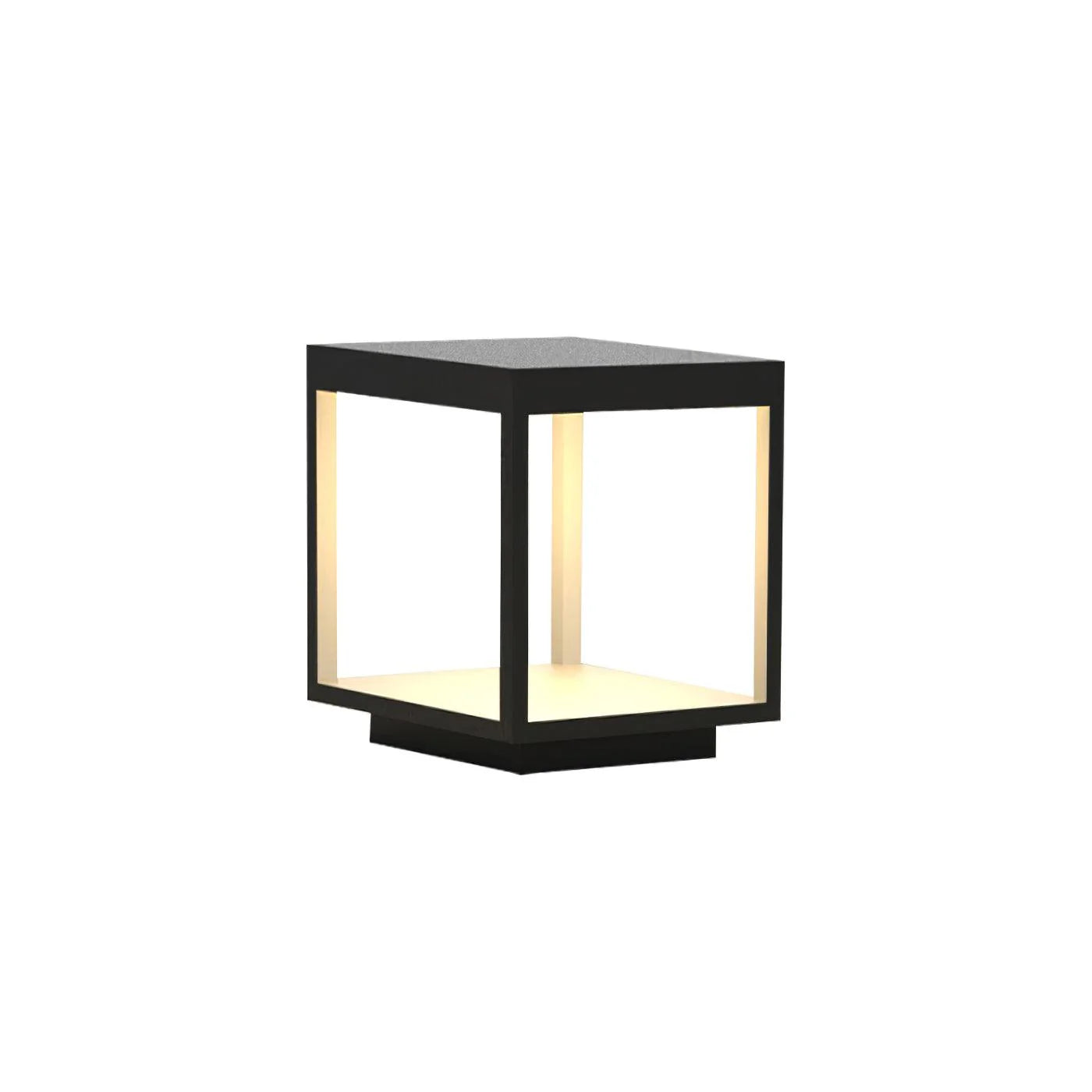 Moderne Vierkante Frame Zonne-Energie Buitenlamp