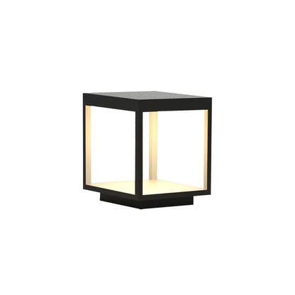 Moderne Vierkante Frame Zonne-Energie Buitenlamp