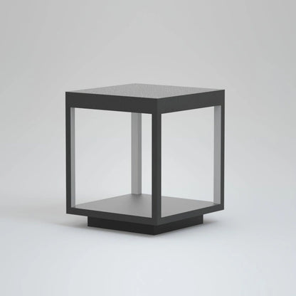 Moderne Vierkante Frame Zonne-Energie Buitenlamp