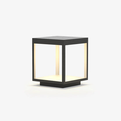 Moderne Vierkante Frame Zonne-Energie Buitenlamp