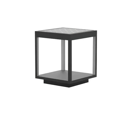 Moderne Vierkante Frame Zonne-Energie Buitenlamp