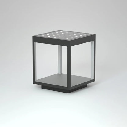 Moderne Vierkante Frame Zonne-Energie Buitenlamp