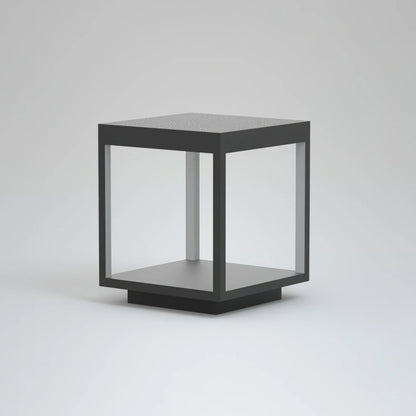 Moderne Vierkante Frame Zonne-Energie Buitenlamp