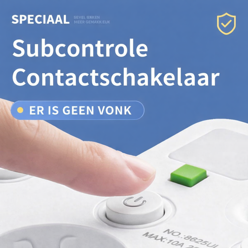 Stekkerdoos Stopcontact USB Type C Oplaadstation Wandcontactdoos