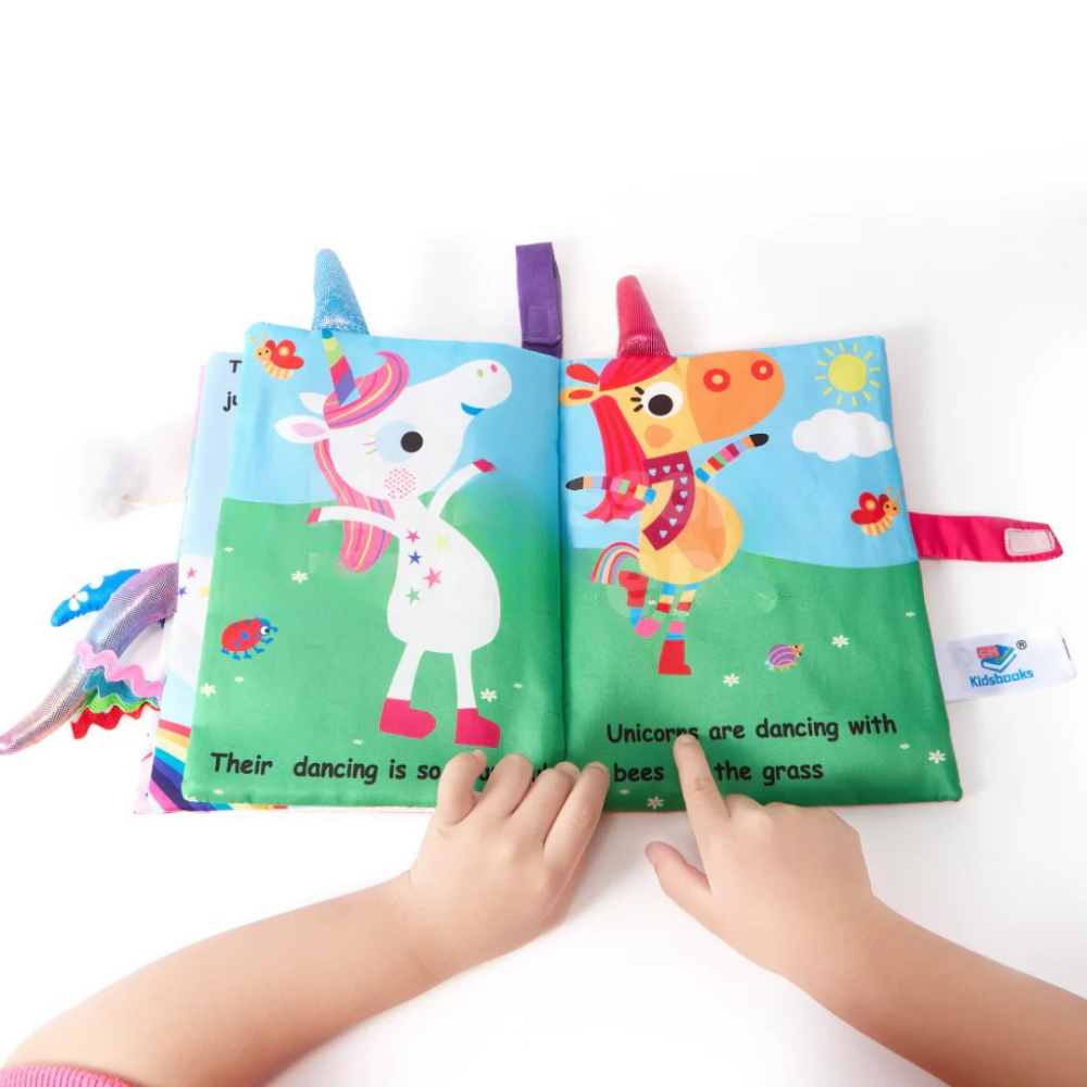 Stoffen Babyboekje Zintuiglijk Speelboek Eerste Ontdekkingen