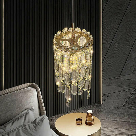 Abruzzi Gouden Kristallen Hanglamp