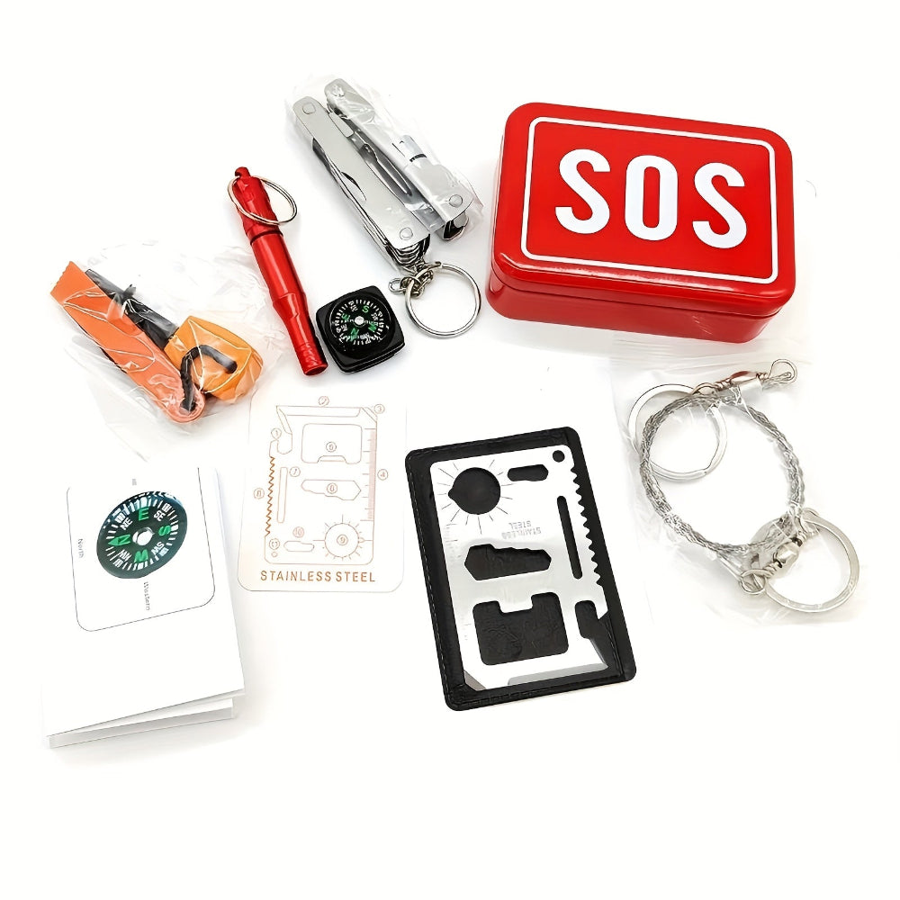 Survival Kit Outdoor Noodgereedschap RVS Multitool Set