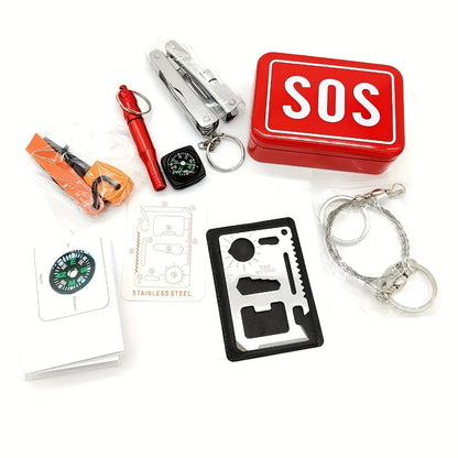 Survival Kit Outdoor Noodgereedschap RVS Multitool Set