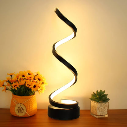 Tafellamp LED Modern Spiraal Dimbare Sfeerverlichting
