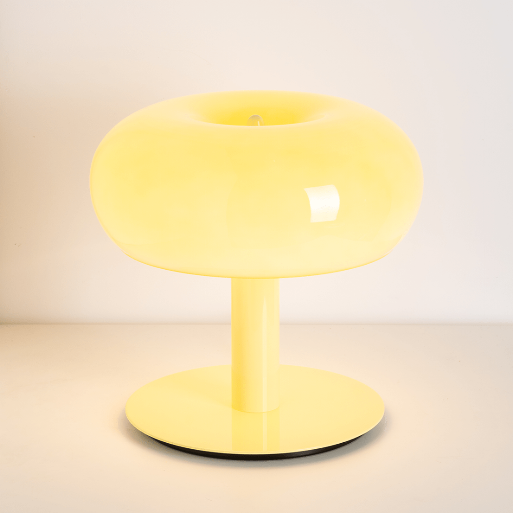 Tafellamp LED Paddenstoel Design Metaal Glas Dimbaar
