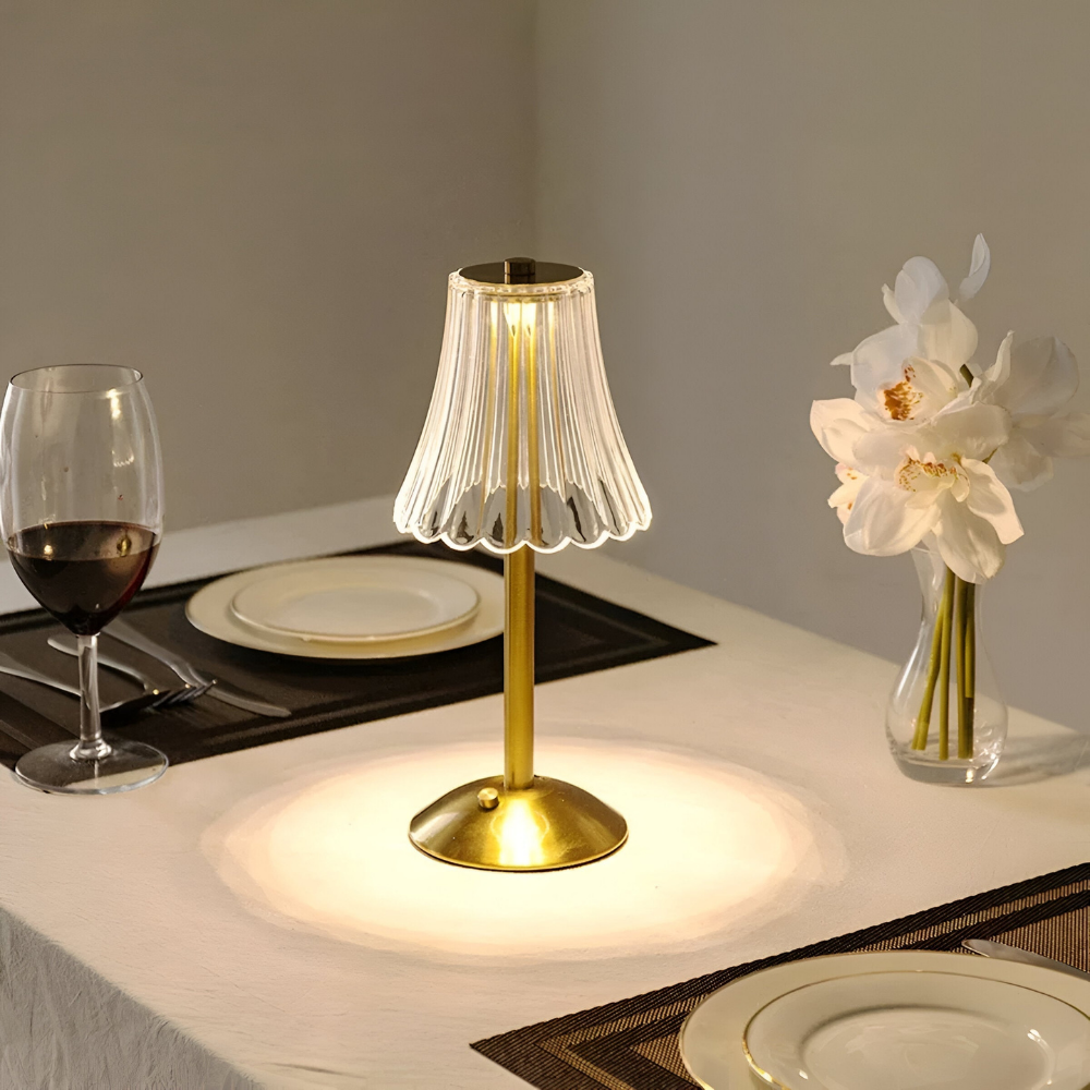 Tafellamp Vintage Draadloos Metalen Sfeerverlichting