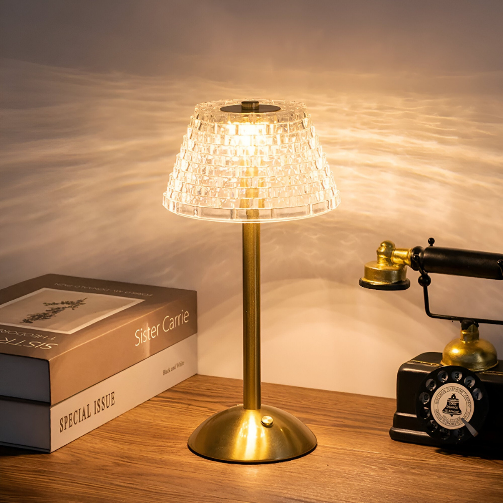 Tafellamp Vintage Draadloos Metalen Sfeerverlichting