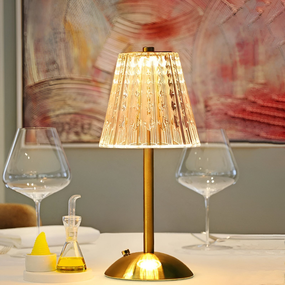 Tafellamp Vintage Draadloos Metalen Sfeerverlichting