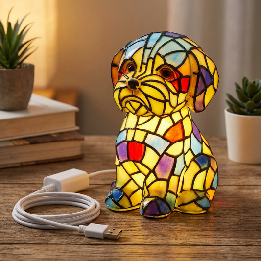 Tafellamp Beeldje Geometrisch Hars Sfeerverlichting