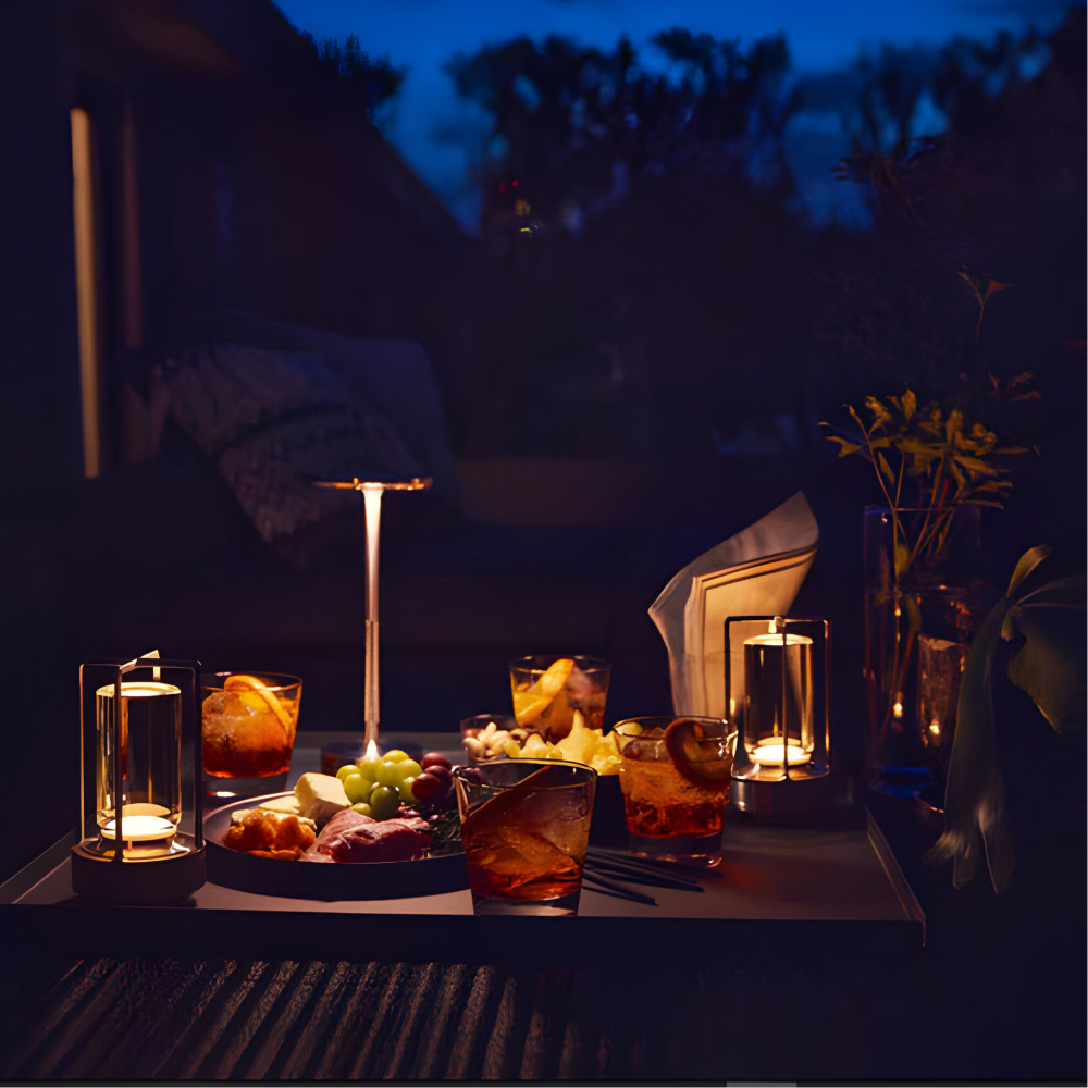 Tafellamp Draadloos Dimbaar Modern Metalen LED Lamp