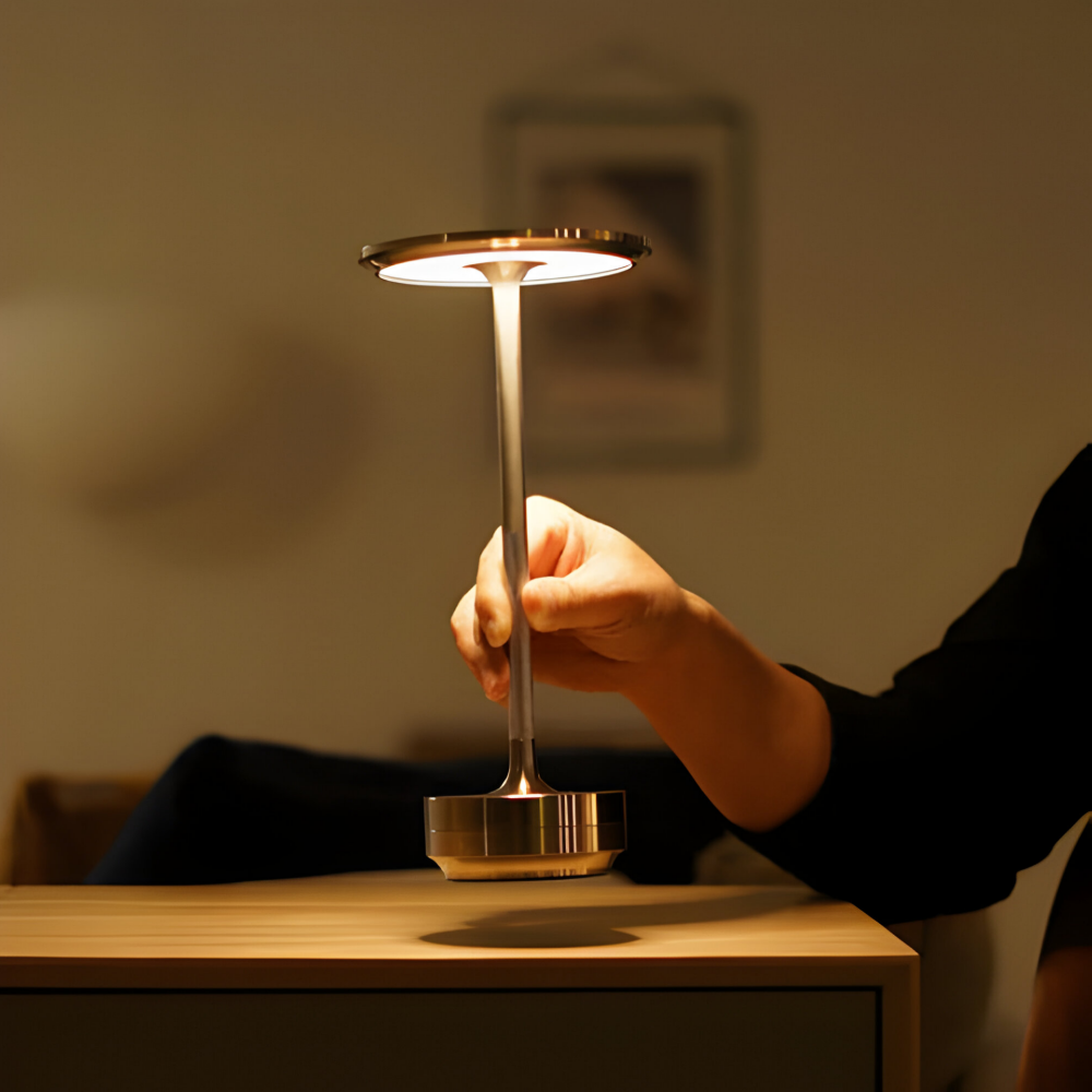 Tafellamp Draadloos Dimbaar Modern Metalen LED Lamp